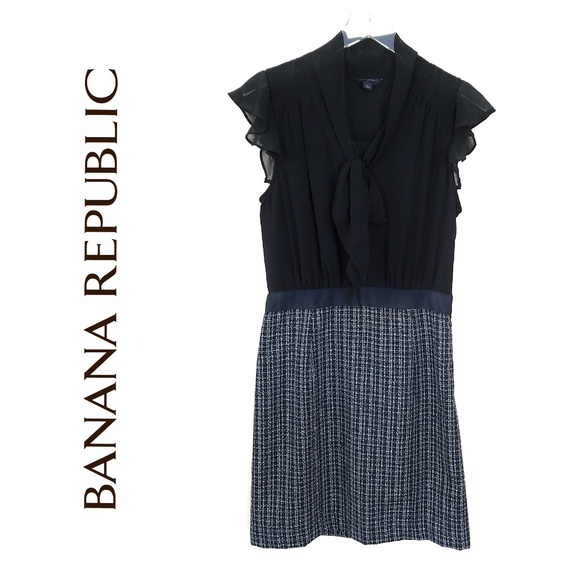 Banana Republic Factory Dresses & Skirts - Banana Republic Illusion Career Dress Tweed Skirt